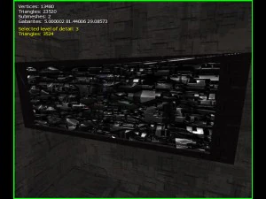 3d sci-fi wall 3D Model