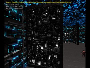 3d sci-fi wall 3D 模型