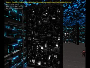 3d sci-fi wall 3D Model