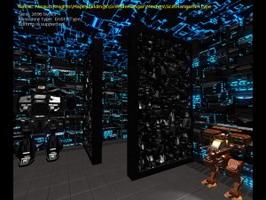 3d sci-fi wall 3D 模型