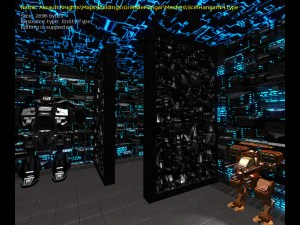 3d sci-fi wall 3D Model