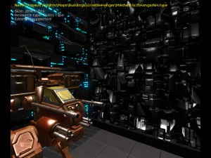 3d sci-fi wall 3D Model
