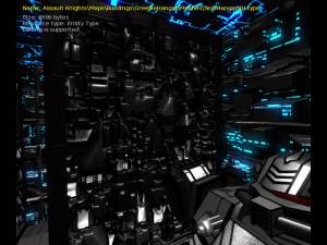 3d sci-fi wall 3D 模型
