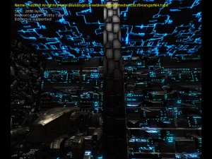 3d sci-fi wall 3D Model