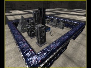3d fortress wall Model 3D