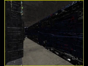 3d fortress wall 3D Model