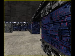 3d fortress wall Model 3D
