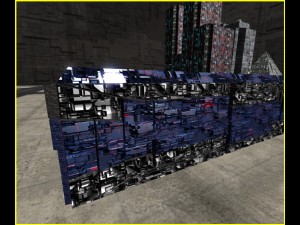 3d fortress wall Model 3D