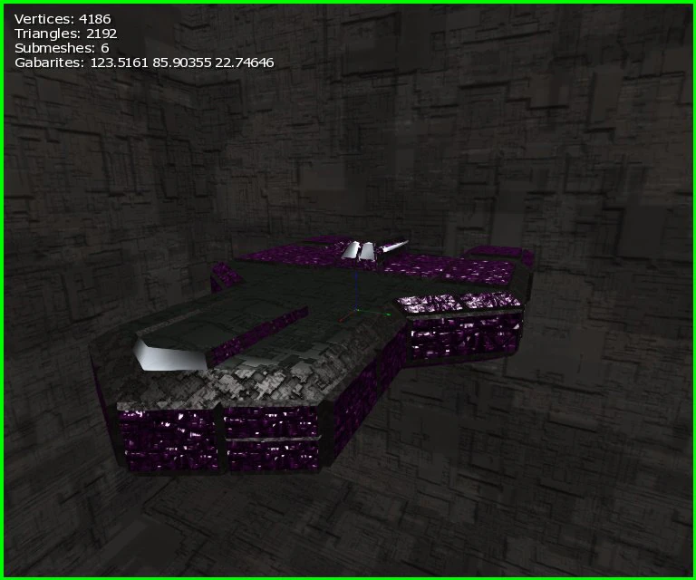 3d sci-fi spaceship1 nh 3D Model .c4d .max .obj .3ds .fbx .stl .blend 