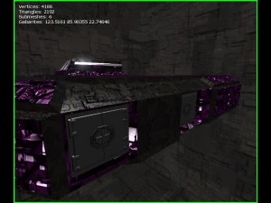 3d sci-fi spaceship1 nh 3D Model