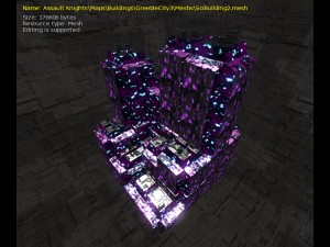 3d sci-fi buildings 3D 모델