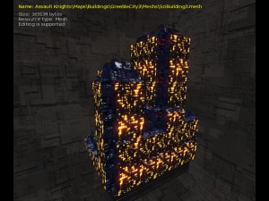 3d sci-fi buildings 3D 모델