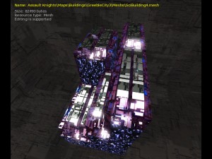 3d sci-fi buildings 3D 모델