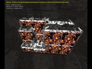 3d sci-fi buildings 3D 모델
