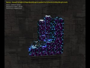 3d sci-fi buildings 3D 모델