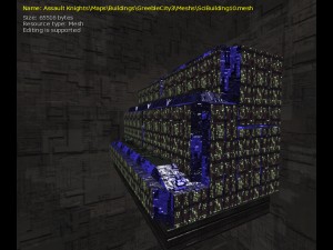 3d sci-fi buildings 3D 모델