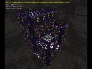 3d sci-fi buildings 3D 모델