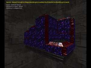 3d sci-fi buildings 3D 모델