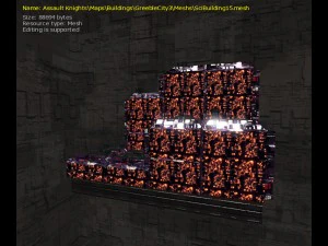 3d sci-fi buildings 3D Model