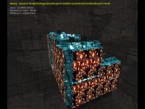 3d sci-fi buildings 3D 모델