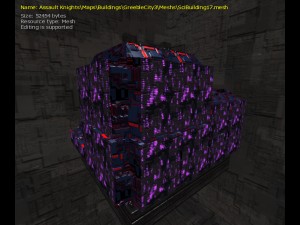 3d sci-fi buildings 3D 모델