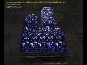 3d sci-fi buildings 3D 모델