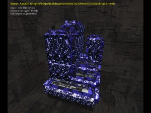 3d sci-fi buildings 3D 모델