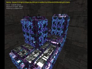 3d sci-fi buildings 3D 모델