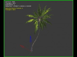 3d palm tree Modelo 3D