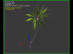 3D-palmboom 3D Model