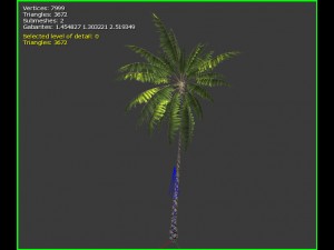 3d palm tree 3D 模型
