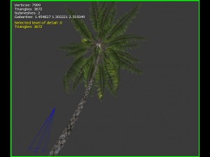 3d palm tree 3D 模型