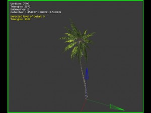 3d palm tree 3D 模型