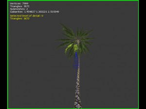 3d palm tree 3D 模型