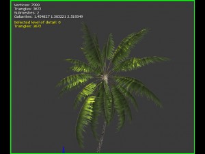 3d palm tree 3D 模型