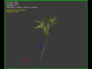 3d palm tree 3D 模型