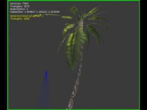 3d palm tree 3D 模型