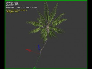 3d palm tree 3D 模型