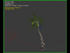 3d palm tree 3D 模型