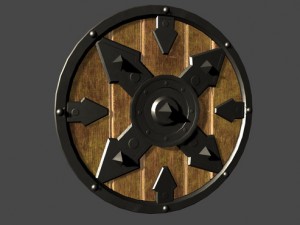 six celtic shields 3D 模型