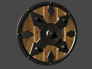 six celtic shields 3D Model