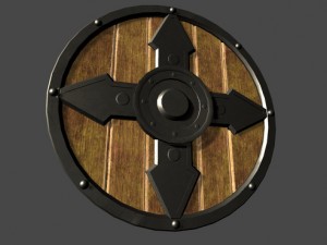 six celtic shields 3D 模型