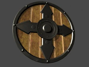 six celtic shields 3D Model