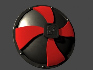 six celtic shields 3D 模型