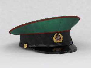 military cap 3D मॉडल