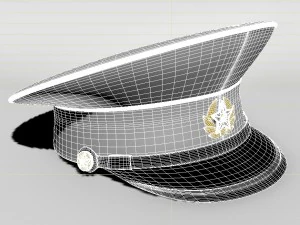 military cap 3D Model