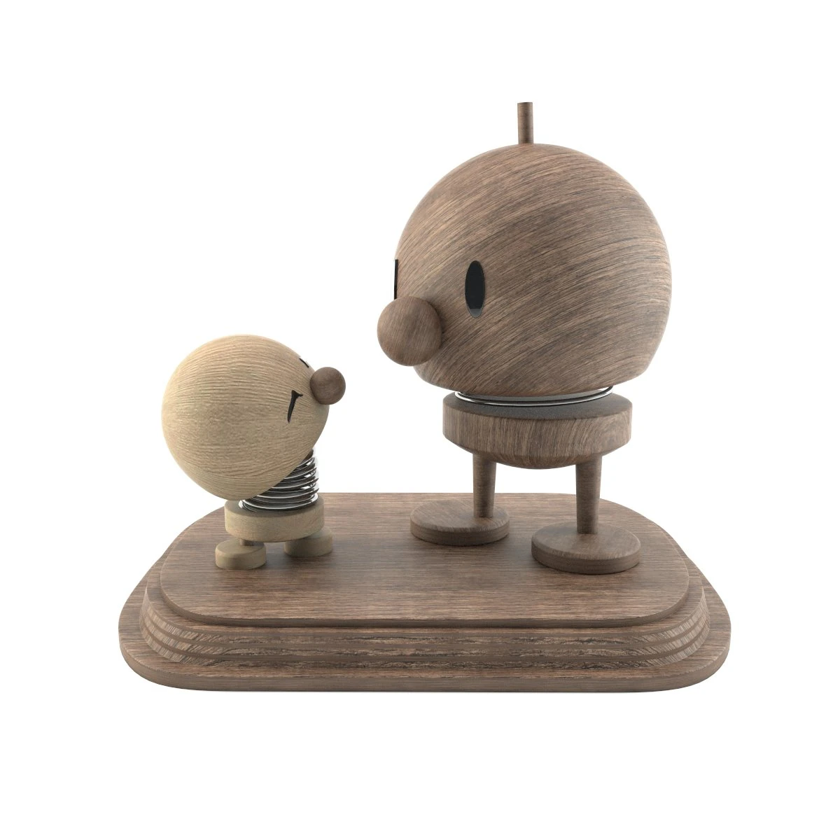wooden men 3D Model .c4d .max .obj .3ds .fbx .stl .blend 