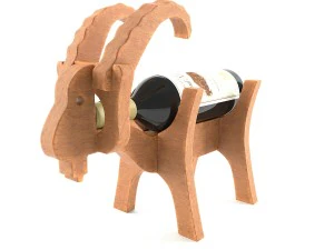 wooden goat 3D Model