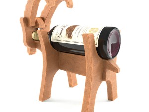 wooden goat Modello 3D
