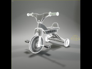 wooden bike 3D Model